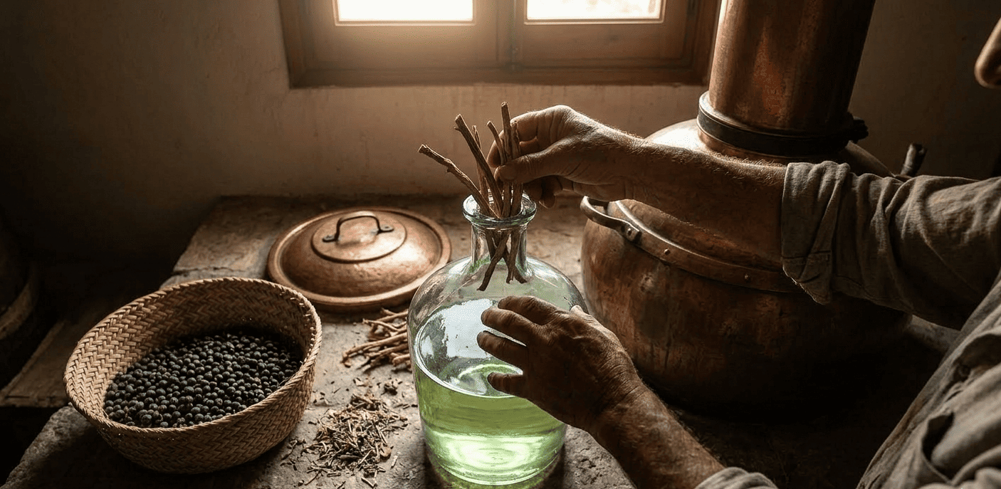Monarca Amaro Preparazione Il tempo dell’amaro: