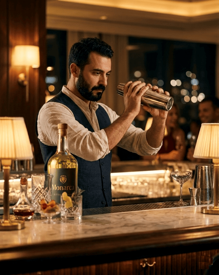 Monarca Cocktail Barman Monarca Cocktail